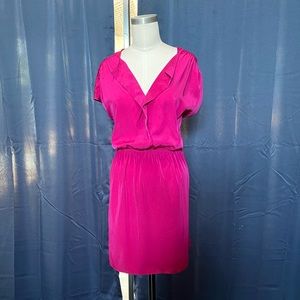 Lovely Day V-Neck Cinched Waist Dress.